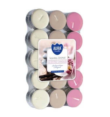 Bispol, Wanilia – Orchidea, podgrzewacze zapachowe, 30 sztuk