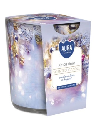 Bispol, sn72s, Świeca zapachowa w szkle, Świąteczny czas, 1 sztuka