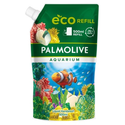 Palmolive Aquarium mydło do rąk w płynie zapas w folii 500 ml