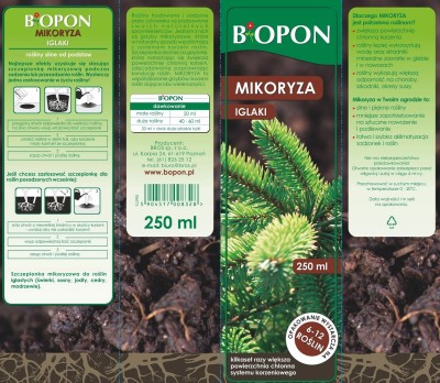 Bopon Mikoryza szczepionka mikoryzowa do iglaków BiOPON 250ml