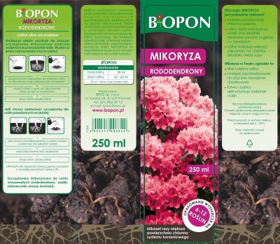 Bopon Mikoryza szczepionka mikoryzowa do rododendronów BiOPON 250ml