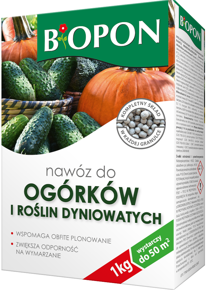Bopon nawóz granulowany do ogórków i roślin dyniowatych BiOPON 1kg