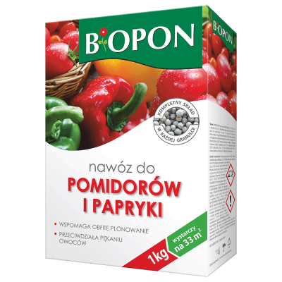 Bros, Biopon, Nawóz do pomidorów i papryki,  granulat, 1kg