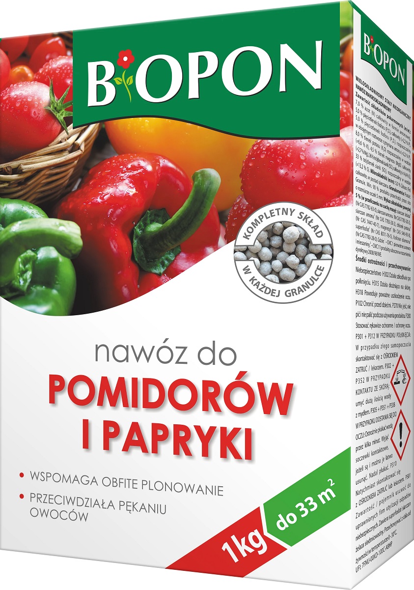 Bopon nawóz granulowany do pomidorów i papryki BiOPON 1kg