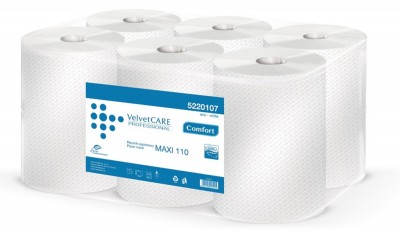 Velvet Care, Comfort, Professional, Maxi 110, ręcznik papierowy, 6 sztuk