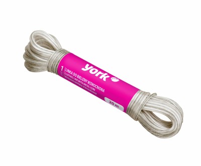 York, wzmocniona linka do bielizny, 20 metrów