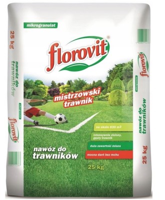 Florovit, nawóz do traw, mistrzowski trawnik 25kg