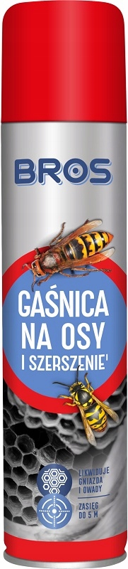 Bros Gaśnica preparat przeznaczony do zwalczania os i szerszeni spray 600ml