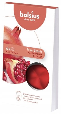 Bolsius True Scents Granat płatki zapachowe 6 sztuk