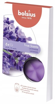 Bolsius True Scents Lawenda płatki zapachowe 6 sztuk