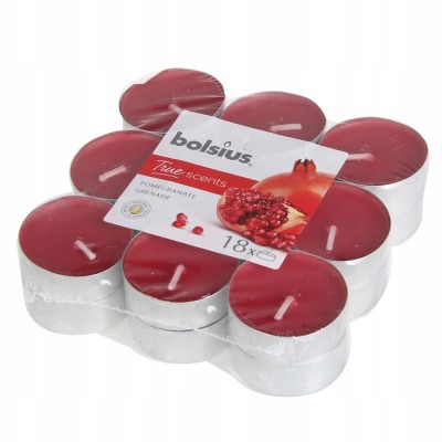 Bolsius True Scents Granat podgrzewacze zapachowe 4 godzinne - 18 sztuk