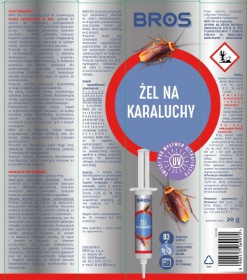 Bros żel na karaluchy i karaczany 20g