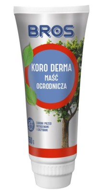 Bros Koro Derma maść ogrodnicza w tubie z aplikatorem zabezpieczająca do drzew i krzewów 150g 