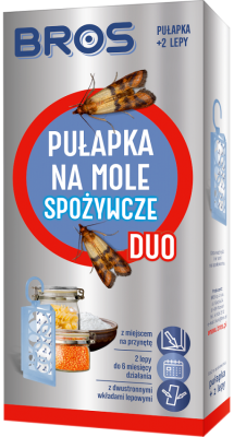 Bros Duo pułapka na mole spożywcze kuchenne + 2 wkłady