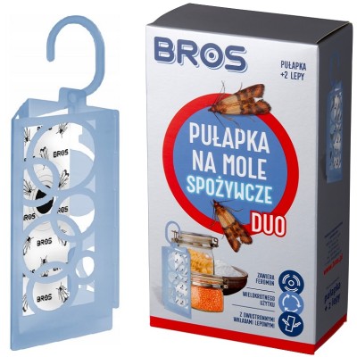 Bros Duo pułapka na mole spożywcze kuchenne + 2 wkłady