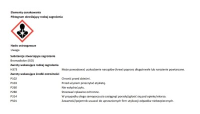 Bros trutka w granulacie na myszy i szczury 140g