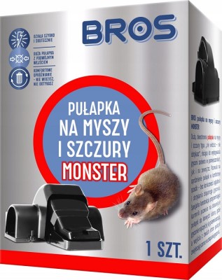 Bros monster pułapka na myszy i szczury