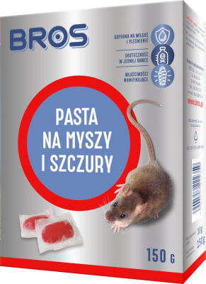 Bros trutka w formie pasty na myszy i szczury 150g