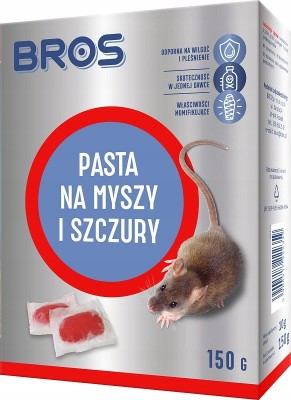 Bros trutka w formie pasty na myszy i szczury 150g
