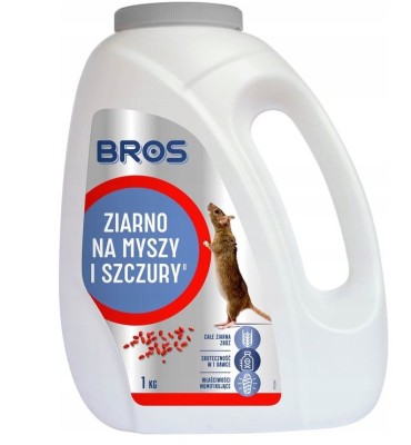Bros trutka w formie ziarna na myszy i szczury 1 kg 