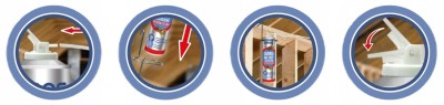 Bros Gaśnica automatyczna preparat do zwalczania os i szerszeni 400ml