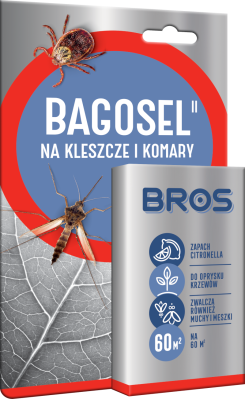 Bros Bagosel preparat do oprysku przeciw komarom i kleszczom 100ec 30ml 