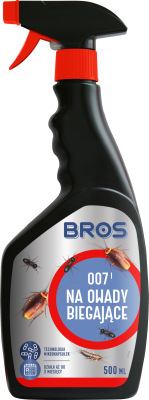Bros 007 na owady biegające preparat w rozpylaczu 500ml 