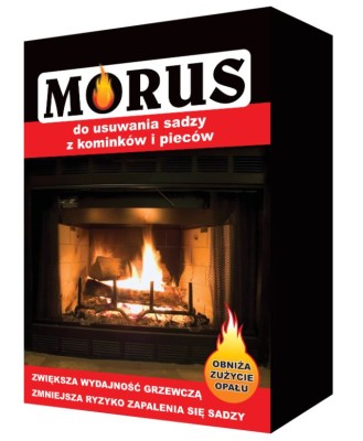 Morus proszek do usuwania sadzy z kominków i pieców 900g