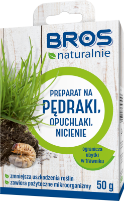 Bros naturalny mikrobiologiczny środek na pędraki nicienie i opuchlaki 50g 