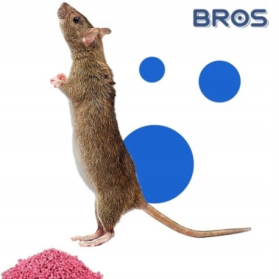 Bros trutka granulat na myszy i szczury w saszetce 100g