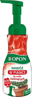 Biopon nawóz w piance do roślin kwitnących 250ml