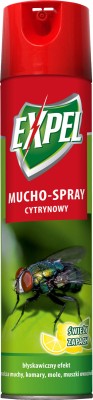 Expel cytrynowy muchospray zwalczający owady latające 400ml 