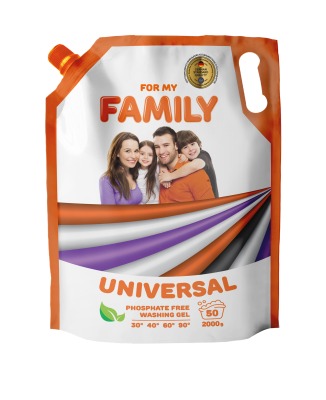 For My Family uniwersalny żel do prania w opakowaniu zapasowym 2kg    