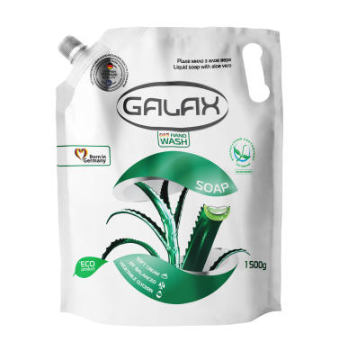 Galax Aloe Vera aloesowe mydło w płynie w opakowaniu uzupełniającym 1,5l    