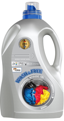 Wash and Free uniwersalny żel do prania 5kg 