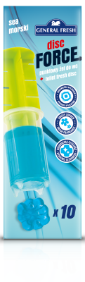 Disc Force General Fresh Morski punktowy żel do WC 60ml 
