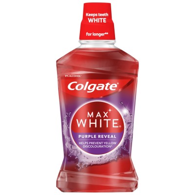 Płyn do płukania jamy ustnej Colgate Max White Purple Reveal 500ml