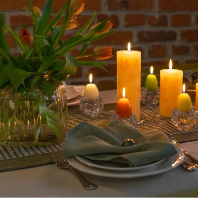 Bolsius Żółta Wielkanocna świeca jajko 63/90