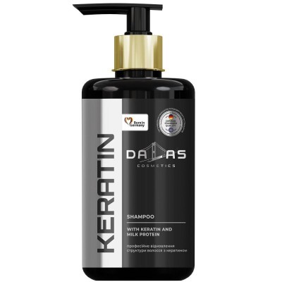 Dalas Keratin szampon do włosów z pompką 970ml
