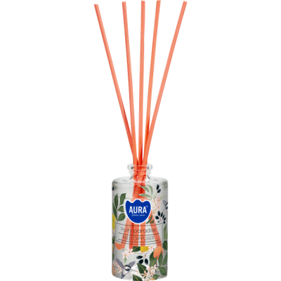 Bispol dz45s-344 Aura OWOCOWY RAJ dyfuzor zapachowy z kolorowymi patyczkami - 45ml