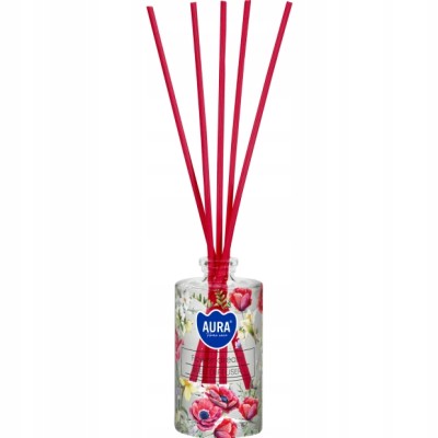 Bispol dz45s-345 Aura KWIATOWE MARZENIE dyfuzor zapachowy z kolorowymi patyczkami - 45ml