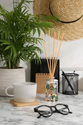 Bispol dz45s-345 Aura KWIATOWE MARZENIE dyfuzor zapachowy z kolorowymi patyczkami - 45ml