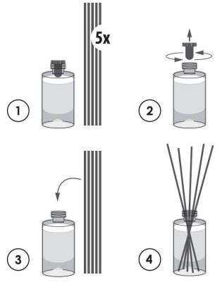 Bispol dz45-169 Aura KWITNĄCY JAŚMIN dyfuzor zapachowy z patyczkami - 45ml