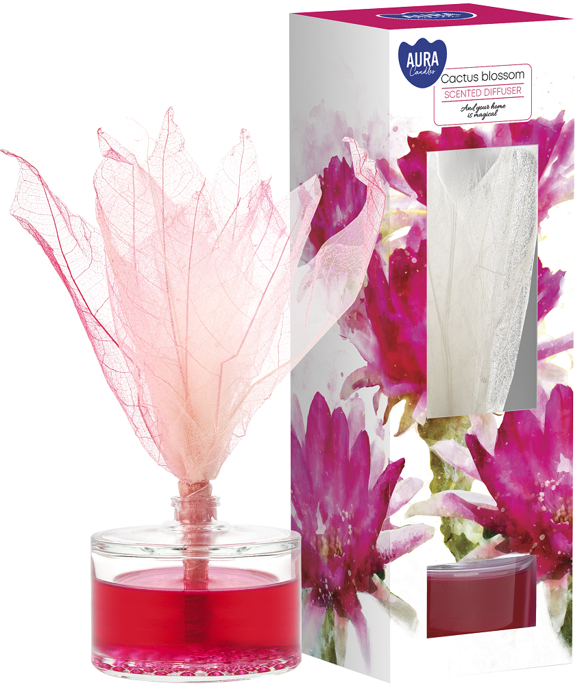 Bispol dz50l-361 Aura KWIAT KAKTUSA dyfuzor zapachowy z liściem - 50ml