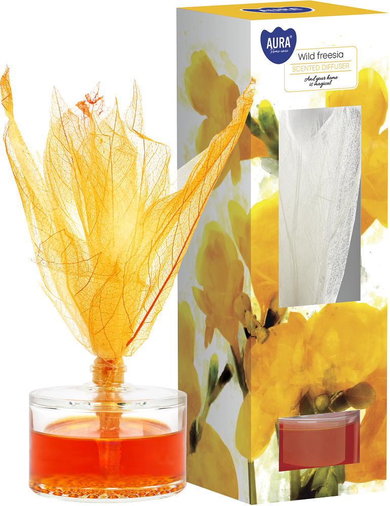 Bispol dz50l-362 Aura DZIKA FREZJA dyfuzor zapachowy z liściem - 50ml