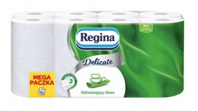 Regina Aloe Vera papier toaletowy delikatny 16 rolek
