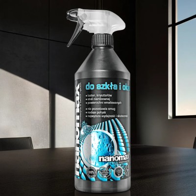 Nanomax Professional środek do czyszczenia szkła i okien w sprayu 1l