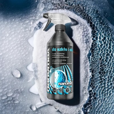 Nanomax Professional środek do czyszczenia szkła i okien w sprayu 1l
