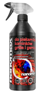 Nanomax Professional środek do czyszczenia piekarników, kominków i grilla w sprayu 1l