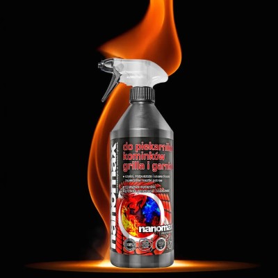 Nanomax Professional środek do czyszczenia piekarników, kominków i grilla w sprayu 1l